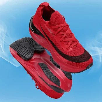 Erkek koşu ayakkabıları Yastık Moda Açık Spor Koşu Sneakers Hava Mesh Tasarım Klasik Artı Boyutu 36-46 Çift Kadın Ayakkabı
