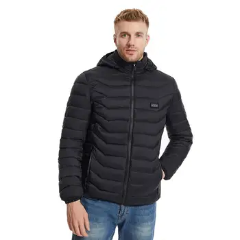 Erkek ısıtmalı ceket rüzgar geçirmez spor termal ceket giyim ısıtmalı yelek spor termal ceket giyim ısıtmalı yelek USB ısıtmalı