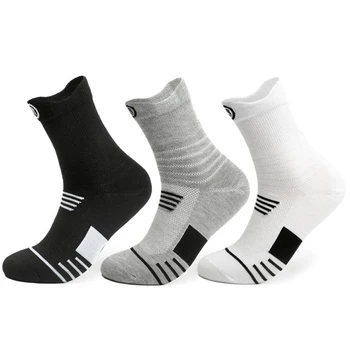 Erkekler kaymaz futbolcu çorapları Kadın Pamuklu Çorap Kısa Uzun Tüp Futbol Basketbol spor çoraplar Nefes Alabilen Deodorant Çorap