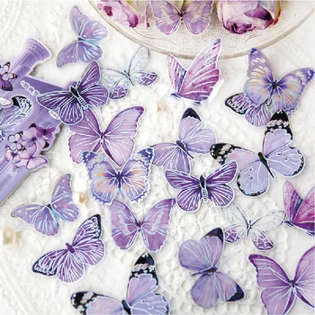 Farklı Güzel Kelebekler Çıkartmalar Dekorasyon Günlüğü Intime Karalama Defteri Defterler Eskiz Defteri Estetik Dergisi Sanat Malzemeleri
