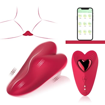 Giyilebilir Külot Vibratör APP Bluetooth Kontrol Titreşimli Yumurta Klitoris Stimülatörü Vajinal mastürbasyon için seks oyuncakları Kadın Çiftler için