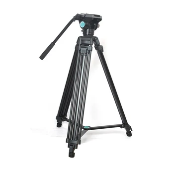 GL193 + DP50 Alüminyum Alaşım taşınabilir profesyonel video kamera tripodu katlanmış dijital DSLR seyahat fotoğraf kamera