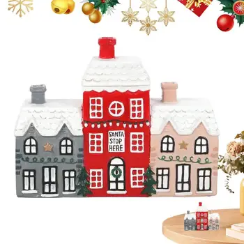 Günlük Kabin Tütsü Brülör Noel Reçine Ev Minyatür Solmaz Dekoratif Rustik Ev Koku Brülör Buhurdan Yeni Yıl Hediye