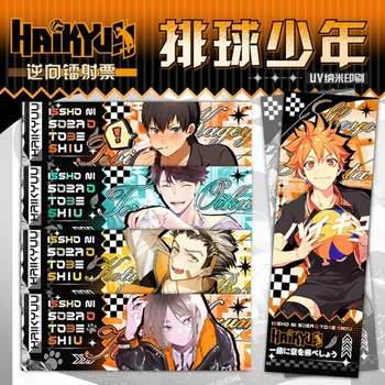 Haikyuu Anime İmi Shoyo Hinata Kozume Kenma Bilet Koleksiyonu Sayfalama İşareti kitap klipsi Sevimli Öğrenci Kırtasiye Çevre