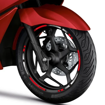 Honda için PCX160 pcx 160 2021 motosiklet lastiği su geçirmez tekerlek logo çıkartması jant kişilik yansıtıcı şerit takım elbise