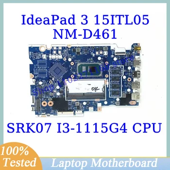 HS45A / HS55A NM-D461 Lenovo IdeaPad 3 15ITL05 İle SRK07 I3-1115G4 CPU Anakart 5B21B84475 Laptop Anakart 4GB %100 % Test Edilmiş