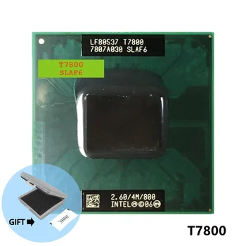 Intel Core 2 Duo T7800 SLAF6 2.6 GHz Çift Çekirdekli Çift İş Parçacıklı CPU İşlemci 4M 35W PGA478