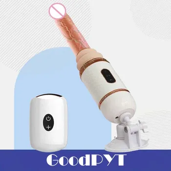 Isıtmalı otomatik teleskopik yapay Penis vibratörler Kadınlar İçin Uzaktan Kumanda Seks Tabancası Makinesi Penis Vibratör Kadın G Noktası Yetişkin Seks Oyuncak