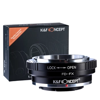 K & F Konsept lens adaptörü Canon FD dağı lens Fujifilm Fuji X S10 XT200 XPro3 XT4 X-M2 X-E1 X-A2