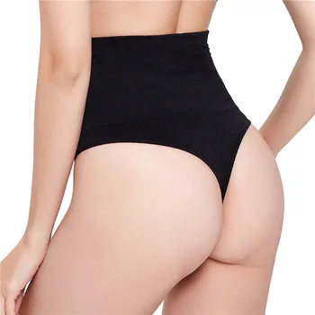 Kadınlar Yüksek Bel Eğitmen Karın Zayıflama Kontrol Cincher Iç Çamaşırı Vücut Şekillendirici Tanga G-String Butt Kaldırıcı Külot Modelleme Kayışı