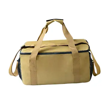 Kamp Tencere saklama çantası file çanta Piknik Sırt Çantası barbekü el çantası