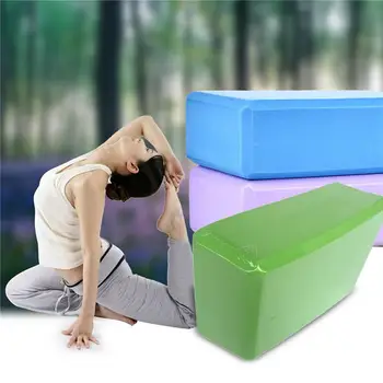 Kare Yoga Blokları Kaymaz EVA Köpük Yoga Tuğla Spor Salonu Pilates Egzersiz Germe Meditasyon fitness ekipmanları Aksesuarları