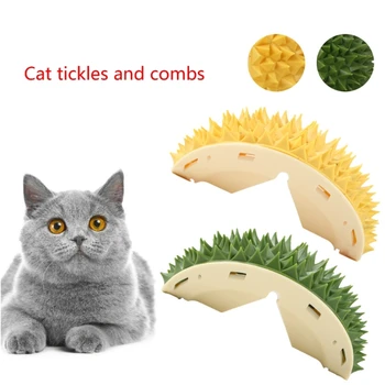 Kediler Kendinden Damat Duvar Köşe Kediler Fırçalar İnteraktif Kediler Oyuncak Dökülme için