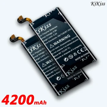 KiKiss 4200 mAh Samsung Galaxy S8 artı EB-BG955ABA Yedek Pil G9550 S8Plus SM-G9 SM-G955 G955 Batteria + Ücretsiz aracı