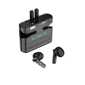Kulak Bluetooth 5.3 Kulaklık kablosuz sporcu kulaklığı TWS Kulaklık HİFİ Oyunları Kulaklık ile şarj kutusu tüm akıllı telefon için