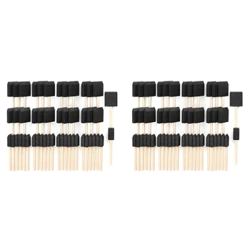 Köpük Boya Fırçaları, 100 sünger Fırça, 50 X 1 inç Fırça ve 50 X 2 inç Fırça, Boyama için Sanat Malzemeleri içerir