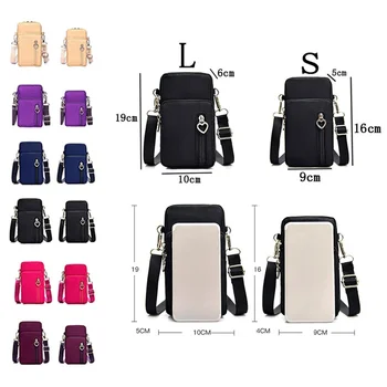 Küçük omuz çantaları Naylon Kadın Cep Telefonu Çantaları Mini Kadın Messenger Çanta bayan cüzdanı Yeni 2024 çapraz vücut kadın çantası