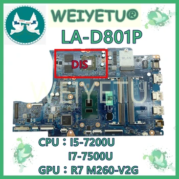 LA-D801P İle ı5 / ı7-7th CPU V2G GPU Dizüstü Anakart İçin DELL Inspiron 15 5567 5767 Laptop Anakart 0KFWK9 0Y8N7H