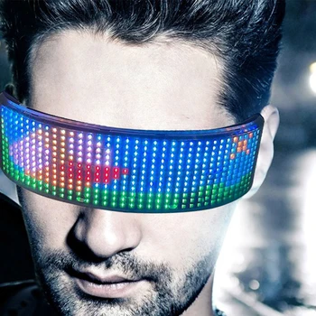 LED gözlük taşınabilir ışık Festivali gözlük Festivali parlayan