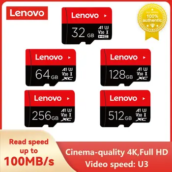 Lenovo Class10 2TB Mikro TF SD Kart 1TB 512GB 256GB Flash SD Hafıza Kartı 128GB Su Geçirmez Cartao De Memoria Nintendo anahtarı İçin