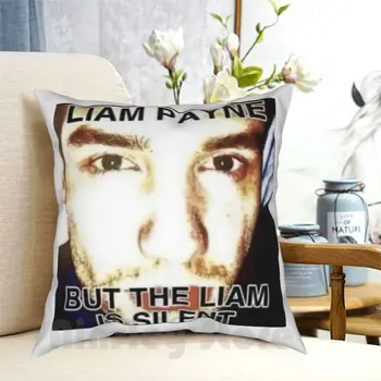 Liam Payne Ama Liam Sessiz Yastık Kılıfı Baskılı Ev Yumuşak DIY Yastık örtüsü Liam Payne Liam Payne Meme Kalp Kırıcı