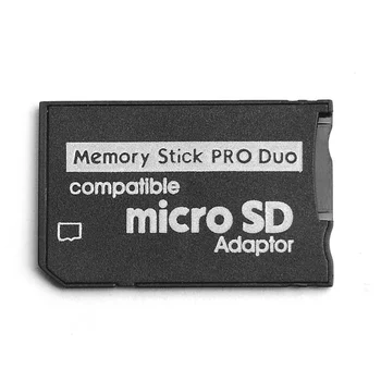 Memory Stick Pro Duo Adaptörü, Micro-SD/Micro-SDHC TF Kartı Memory Stick MS Pro Duo Kartı Sony PSP için Kart Adaptörü