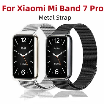 Metal Kayış Xiao mi mi bant 7 Pro Bilezik Vidasız Paslanmaz Çelik Watchband Xiao mi mi bant 7Pro mi bant 7 pro sapanlar