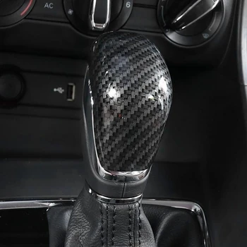 MG ZS 2017-2020 EV MG6 Karbon Fiber ABS Vites Topuzu golf sopası kılıfı Trim Araba Aksesuarları