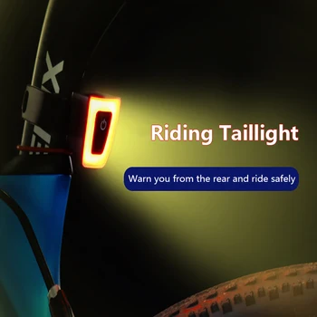 Mini Bisiklet arka ışık su geçirmez USB şarj edilebilir kask arka lambası fener LED sürme kuyruk ışık aksesuarları