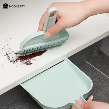 Mini Temizleme Fırçası Küçük Süpürge Faraş Seti Masaüstü Süpürgesi Çöp Temizleme Kürek Masa Ev Temizlik Araçları Limpeza
