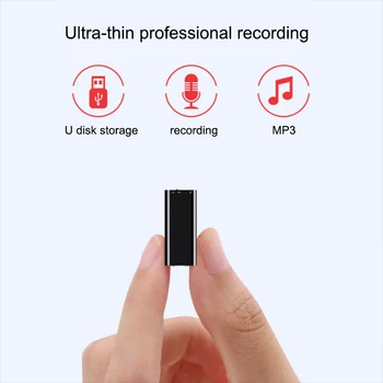 Mini USB Kalem Ses Kaydedici 16 / 32G Dijital Ses Kaydedici İle Mp3 Çalar Kaydediciler Dijital Mikro Ses Ses Kayıt Cihazı