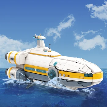 MOC Aurora Derin Deniz Trek Subnautica Seamoth Araç Modeli Tuğla Oyunu Çevre Yapı Taşı Çocuk Oyuncakları Doğum Günü Noel Hediyeleri