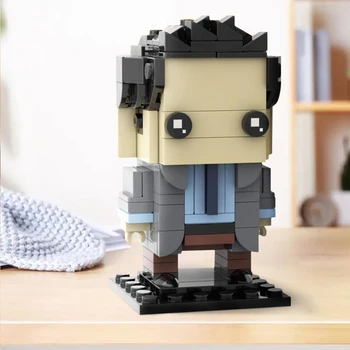 MOC Ross Geller-Arkadaşlar Brickheadz Tuğla Aksiyon Figürü Karakter Modeli Komik Film Yapı Taşı Çocuk Oyuncakları Doğum Günü Hediyeleri