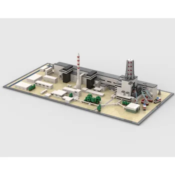 MOC Yüksek teknoloji Yapı Serisi Çernobil Nükleer Santral Modeli Yapı Taşları DIY Monte tuğla oyuncaklar çocuk Hediyeleri