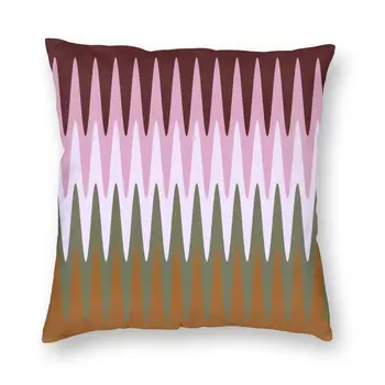 Moda Boho Geometrik Zig Zag Yastık Kapakları Yumuşak Bohemian Renkli Zikzak Yastık Araba Kare Yastık Ev Dekoratif