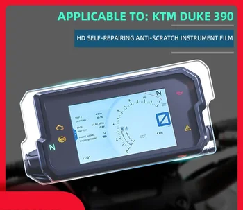 Motosiklet kilometre saati Çizilmeye Dayanıklı TPU Koruma Filmi gösterge paneli Ekran Enstrüman Filmi KTM 390 DUKE için
