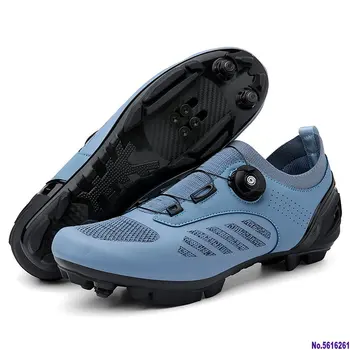 MTB bisiklet ayakkabı Sneaker mavi Profesyonel Bisiklet Nefes Bisiklet Yarışı Kendinden Kilitleme Ayakkabı Yol bisiklet ayakkabı Hız Sneakers