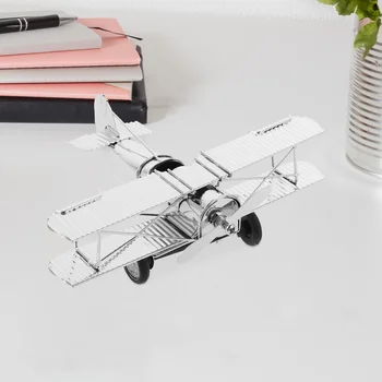 Noel ağaç dekor uçak modeli Metal minyatür Retro uçaklar Vintage süsleme modelleri