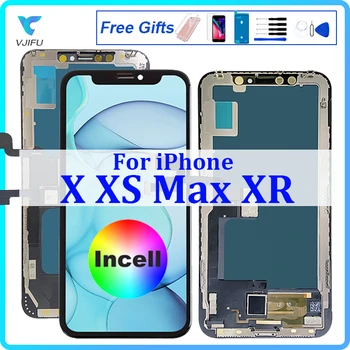 OLED Ekran iPhone X XS MAX lcd ekran 3D Dokunmatik Ekran A1865 A1921 Ecran Digitizer Meclisi Değiştirme Cep Telefonu Tamir