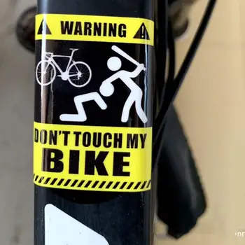 Oto Çıkartması Araba Aksesuarları Çerçeve Sticker Hareket Etmeyin Benim Bisiklet Bisiklet Sticker Yol Bisikleti Bisiklet Dağ
