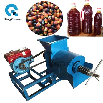 Palmiye Meyve Kırmızı yağ presleme Makinesi Spiral Ekipman Fıstık Tohumları Sıkacağı İş Susam Ayçiçeği Expeller Soya Çıkarma