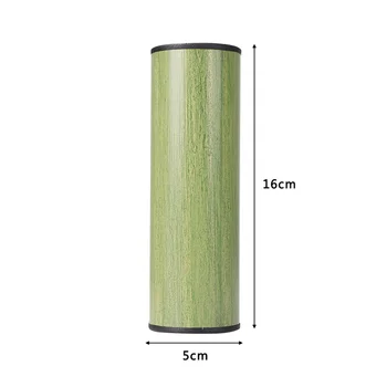 Paslanmaz Çelik Silindir Kum Çalkalayıcı Silindir Kum Çalkalayıcı Ritim Müzik Aletleri Ritim Yeşil Bambu