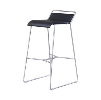 Paslanmaz çelik yüksek bar sandalyesi kokteyl bar sandalyesi