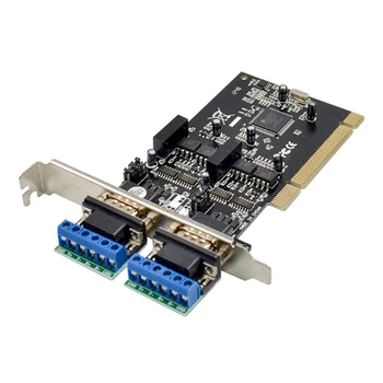 PCI RS422 RS485 Dönüştürücü Adaptör Kartı PCI 2 Port RS485 / RS422 Seri Kartı MCS9865 Endüstriyel Sınıf Genişleme Kartı P9JB
