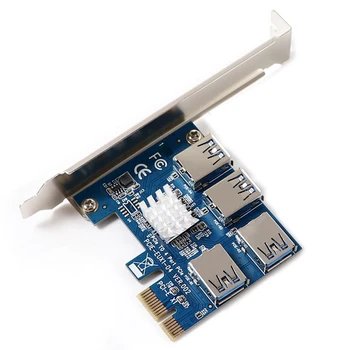 PCIE PCI-E PCI PCI-E PCI-E Yükseltici Kart 1X İla 16X1 İla 4 USB 3.0 Yuvası Çoğaltıcı Hub Adaptörü