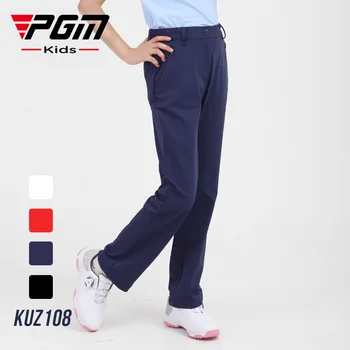 PGM Çabuk kuruyan Golf Giyim Çocuk Pantolon Kız Moda Nefes Pantolon Açık Spor pamuklu pantolonlar Yumuşak KUZ108