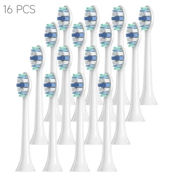 philips elektrikli diş fırçası başı evrensel HX6730 ile uyumlu 16 adet/6721/3216/3226/HX8 / 9 yedek kafa