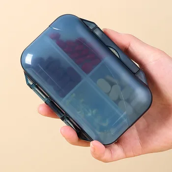 Plastik tıbbi saklama kutusu Dayanıklı Uygun İlaç Saklama kutusu Seyahat İçin
