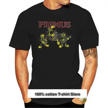 Primus-Camiseta de banda Skeeter para hombre, color amarillo