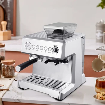 Profesyonel barista pro ticari ekipman cafe otomatik yapma espresso kahve öğütme makinesi